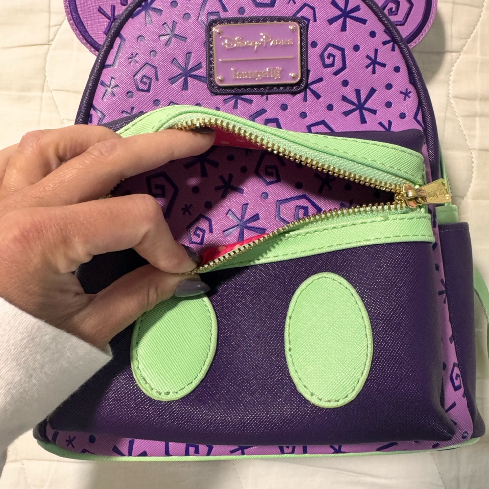 Disney Parks Loungefly Mad Hatter Mini Backpack - Picture 5 of 9